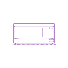 Fixtures Microwave Ge Profile Countertop Microwave Oven 1.1 Cu Ft Stencil Svg Vector, Free Vectors File